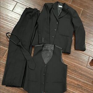 Stylish Black Kids' Suit Set